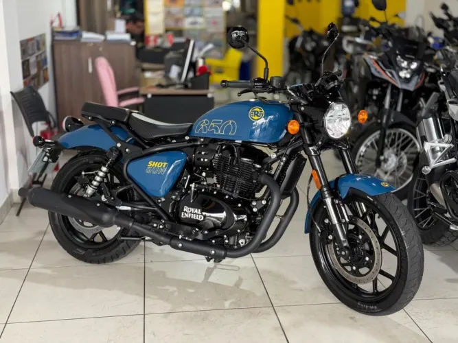 ROYAL ENFIELD SHOTGUN 650 PLASMA BLUE