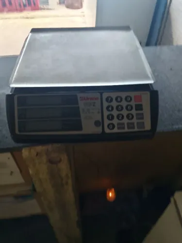 Balança em perfeito estado de funcionamento