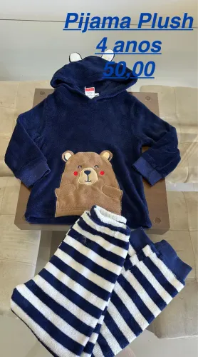 Pijama Plush 4 anos