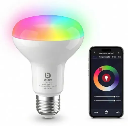 Luz de teto inteligente wifi coibeu 12w