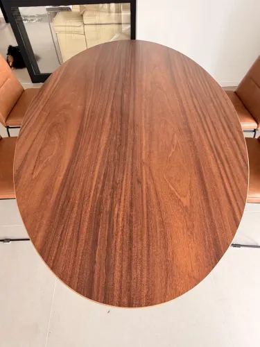 Mesa de jantar 6 lugares oval designer FK - OLX PAY