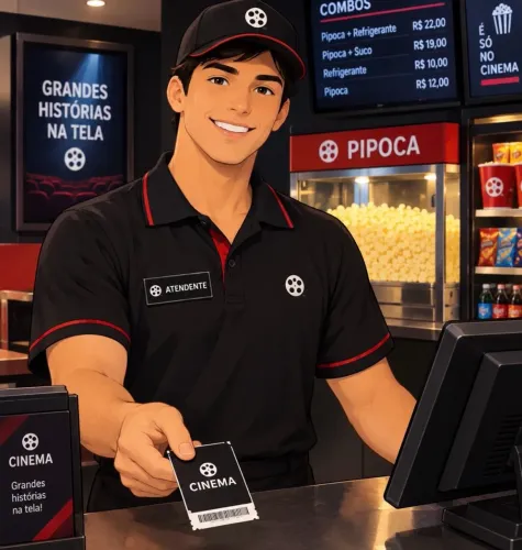 Atendente cinema