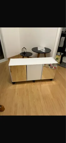 Rack para TV até 32 Polegadas 3 Portas com Espelhos 