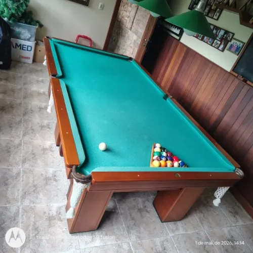 Mesa de Bilhar Profissional Tamanho Oficial - 6 Pés (Estado de Zero)  