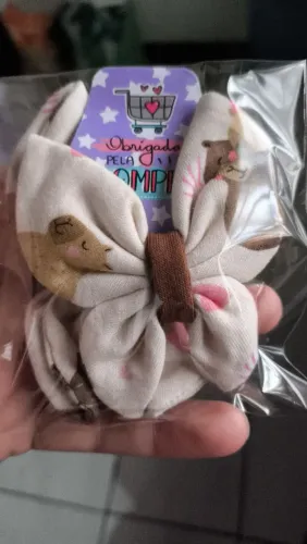 Par de xuxinhas borboletas.