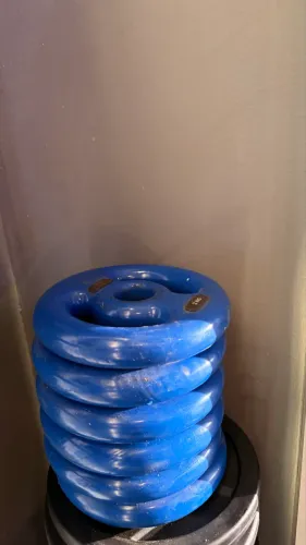 Anilha 2kg emborrachado 