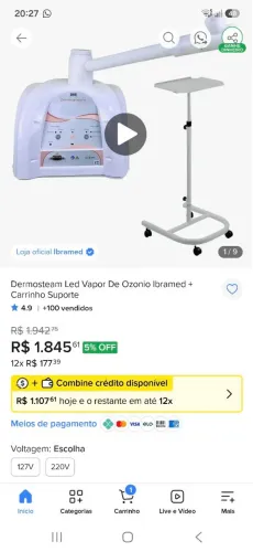 Vapor de ozônio