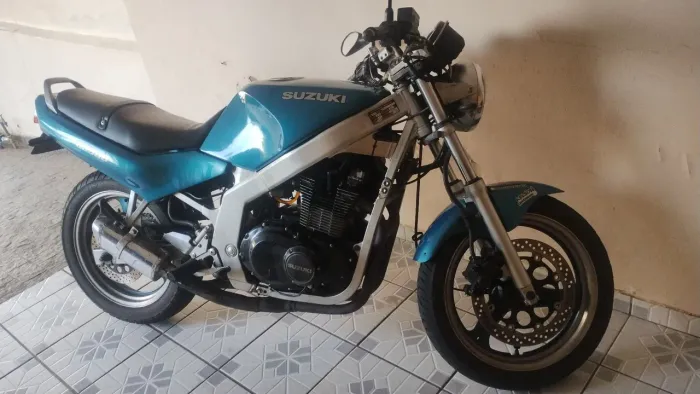 Suzuki GS 500.1995. RETRÔ.AZUL