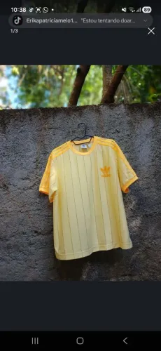 Camiseta Adidas Originals 3 Stripe Tee Feminina 