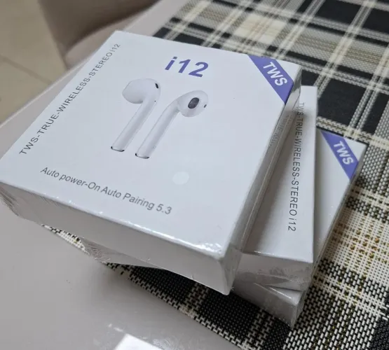 Fone bluetooth i12 branco