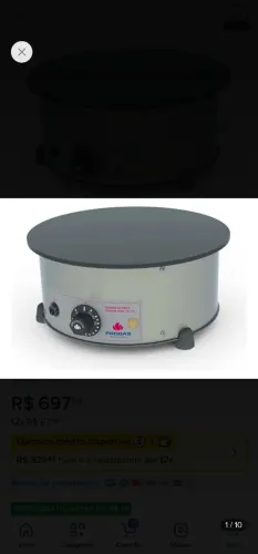 Chapa Elétrica Para Crepe Francês Prkf-101