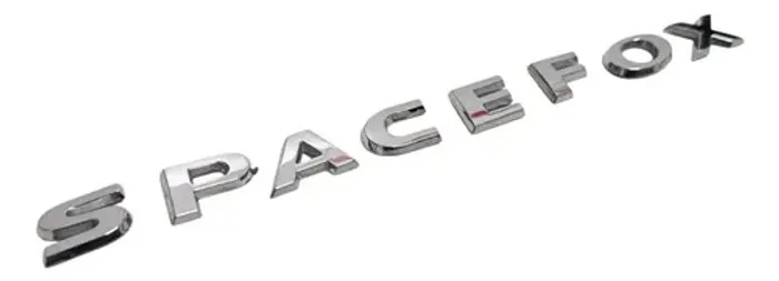 Emblema Letreiro Spacefox 2012 2013 2014 Cromado