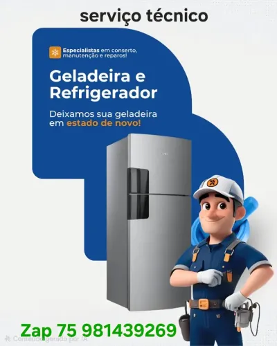 Manutencao em geladeira,freezer e ar condicionado