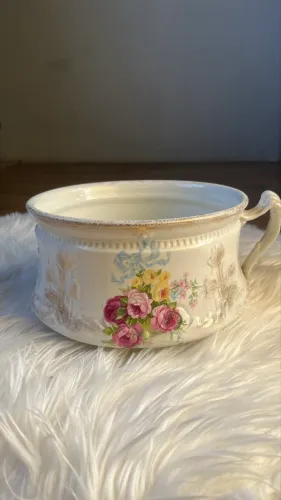 Antigo/Vintage Urinol em porcelana inglesa J&G Meakin