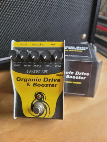 Pedal de guitarra organic drive e booster 