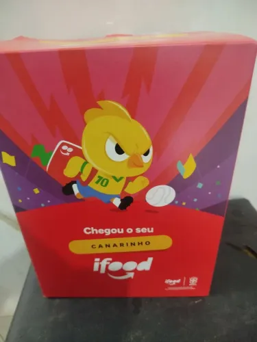 Canário de Pelúcia Colecionável iFood - Lacrado