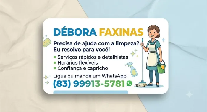 Faxina e serviços gerais