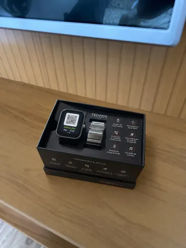 Smartwatch Technos Connect Max Prata