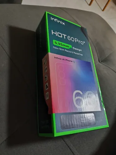 Telefone infinix hot 60 pro plus novo sem uso 256/8 gb
