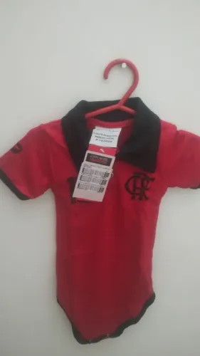 Body Flamengo 3-6 meses
