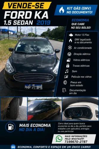 Ford KA 1.5 Sedan SE 12V Flex 4P Mec. 2019