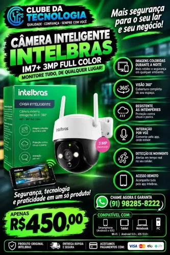 Câmera wifi intelbras im7