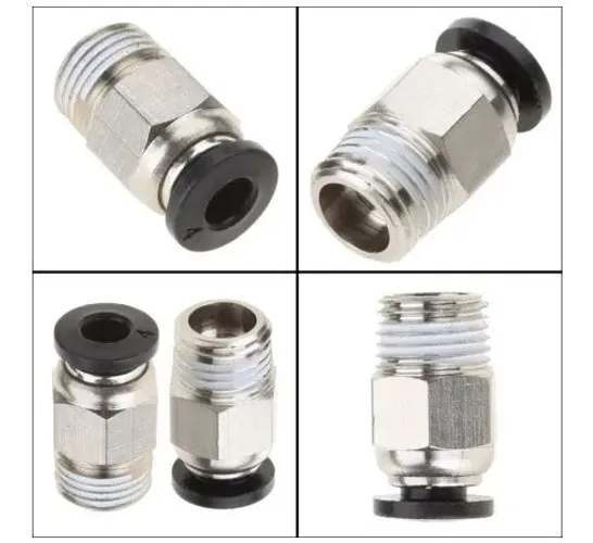 Conector Bowden Pc4-m10 Engate Rápido Tubo Ptfe 2 unid. Impressora 3d  Arduino COD-CP883 
