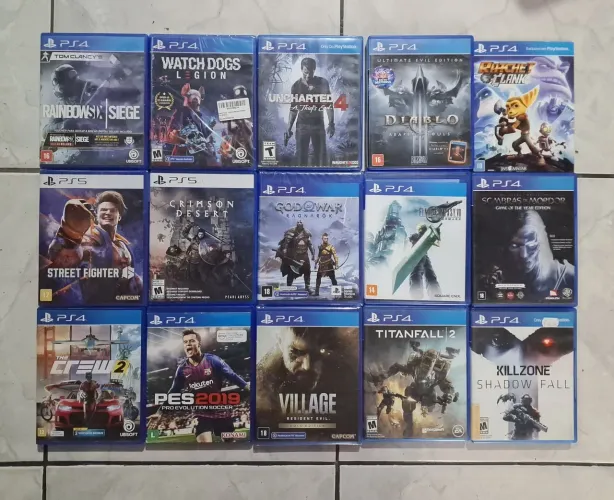 Jogos de ps4 e ps5 original