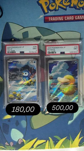 Carta Graduada Piplup e Psyduck PSA9