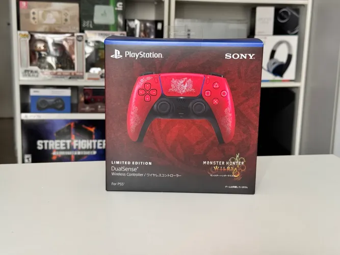 Vendo Controle Ps5 Edição Monster Hunter Wilds - novo lacrado 
