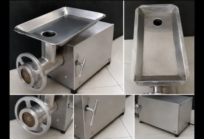 Moedor de carne industrial de bancada elétrico 127v aço o inox ,nunca foi utilizado 