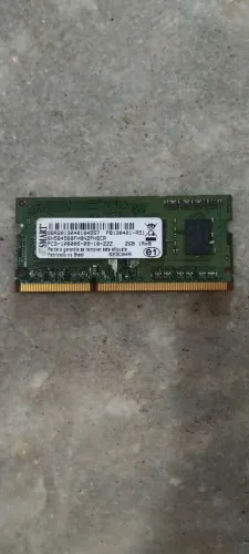 Memórias ram 2gb, duas ddr3 e uma ddr2