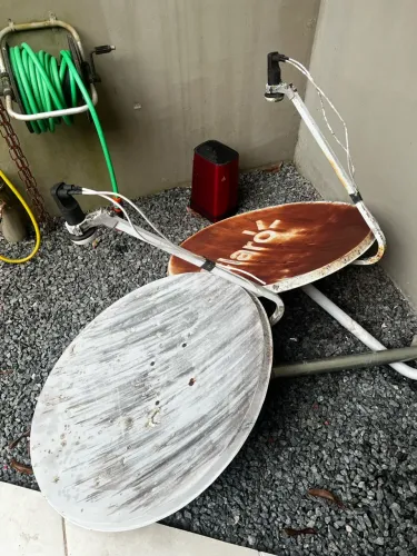 Antena parabólica de boa qualidade 