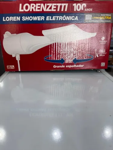 Chuveiro Lorenzetti Loren Shower Ultra Eletrônico Branco 220v 6800w