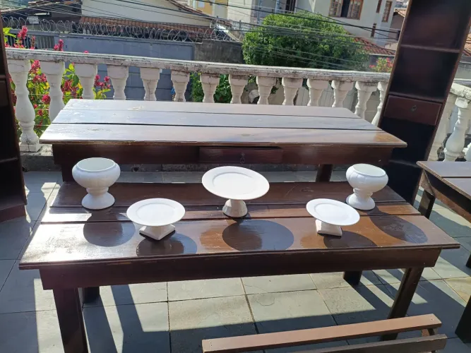 Vendo móveis rústicos em madeira ideal para festas devorar seu sítio ou  sua casa 
