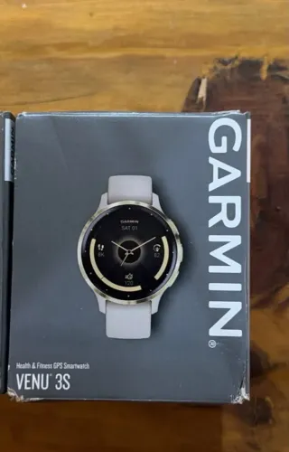 GARMIN VENU 3s soft gold - NOVO LACRADO