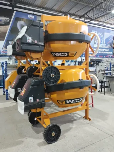 BETONEIRA 400L MAX MONOFASICO 220V - CSM