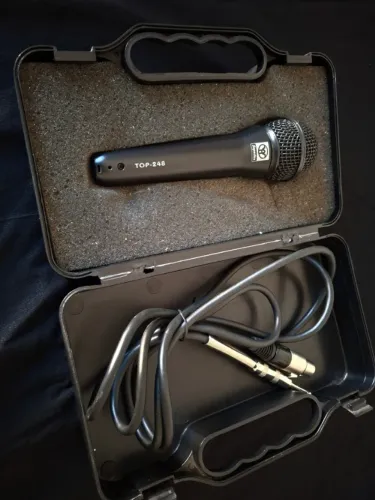 microfone superlux top 248 profissional  R$300,00