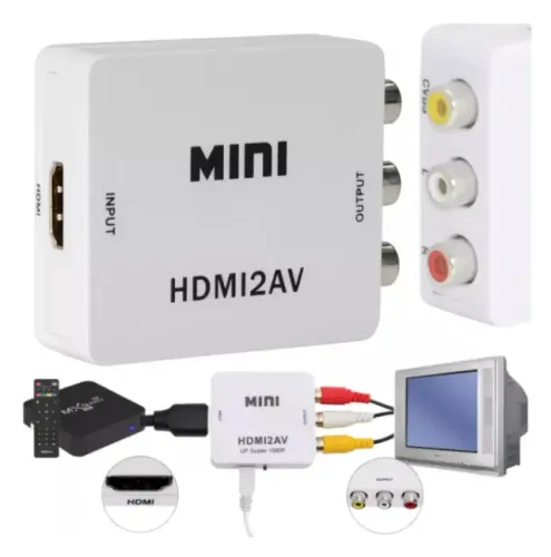 Conversor Adaptador HDMI para RCA AV Kapbom Kap-v115 - NOVO