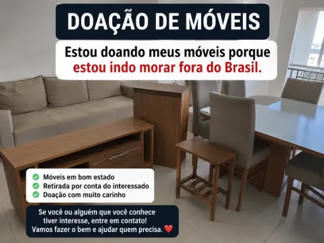 DOAÇÃO DE MOVEIS
