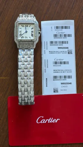 Relógio Cartier Cravejado 