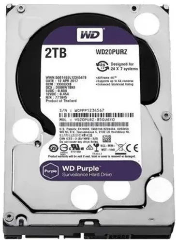 HD 2TB WD PURPLE