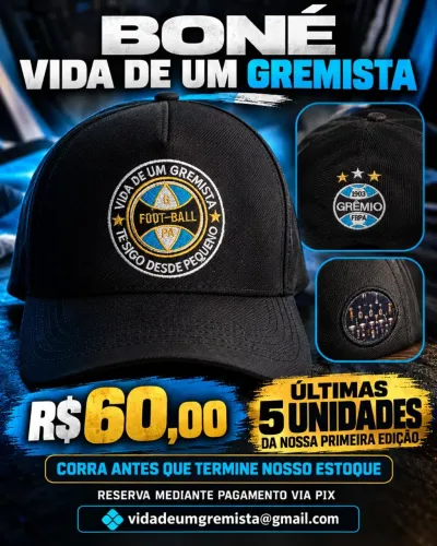 Boné Próprio Vida de um Gremista