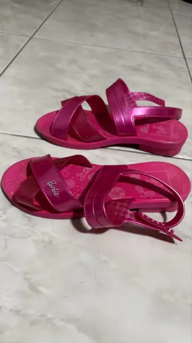 Sandália Infantil Grendene Kids Barbie Rosa - tamanho 34