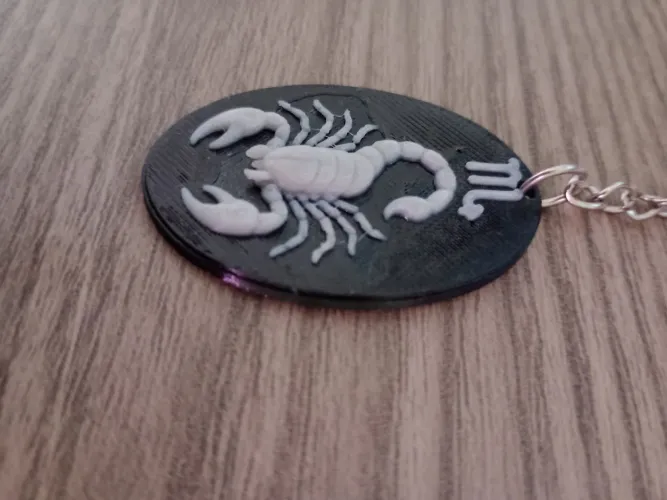 Chaveiro 3D Signo Escorpião