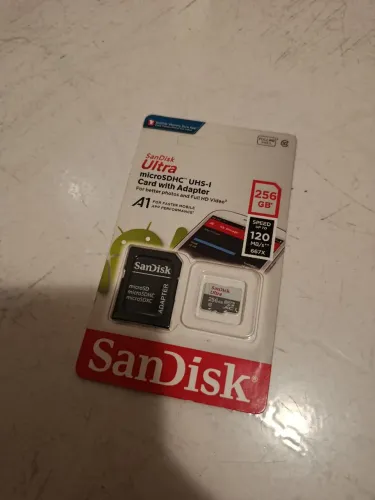Cartão MicroSD SanDisk Ultra 256GB Original Lacrado + Adaptador