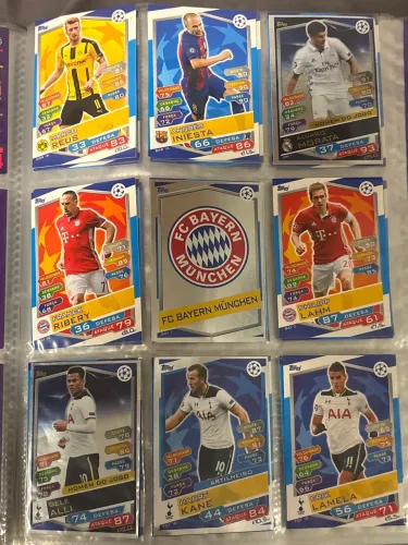 Cards Champions league 2016-2017