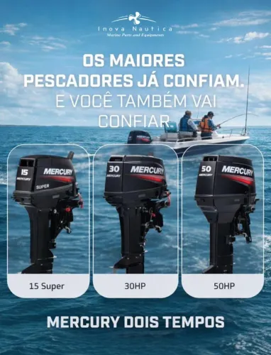 Super Promoção de Motores Mercury - Motores Novos