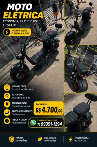 Moto Scooter elétrica X9 1500w