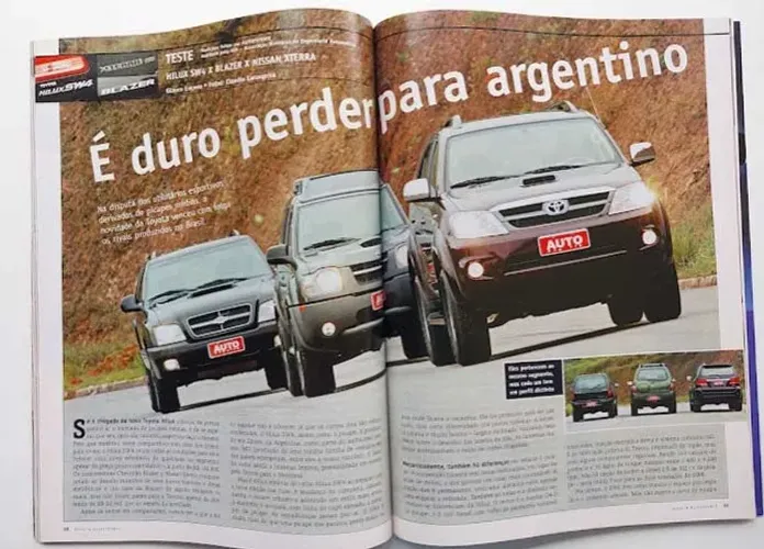 Revista Auto Esporte - Hilux SW4 x Blazer diesel 2006